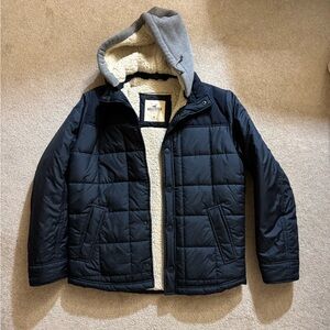 Hollister Navy Puffer
